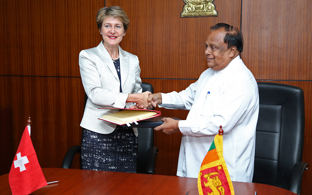 Bundesrätin Sommaruga auf Arbeitsreise in Sri Lanka und Indien, 3.-7.10.2016