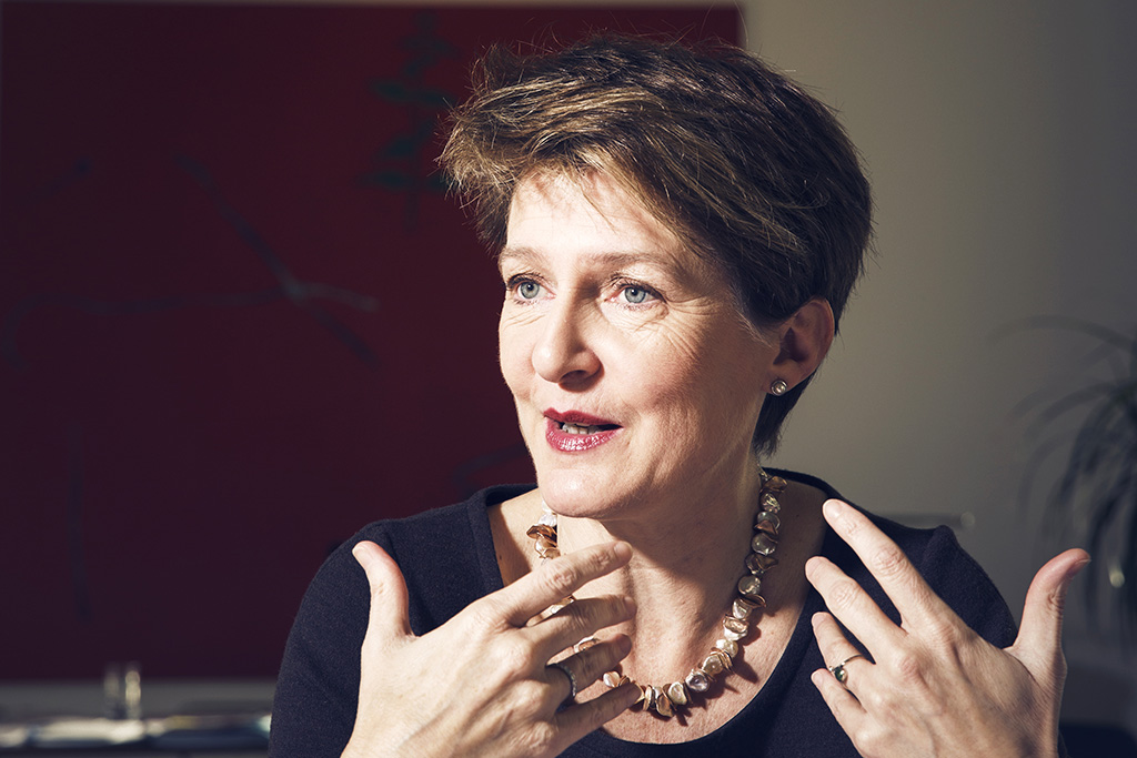 Simonetta Sommaruga, Federal Councillor (Photo: FDJP, Sebastian Magnani)