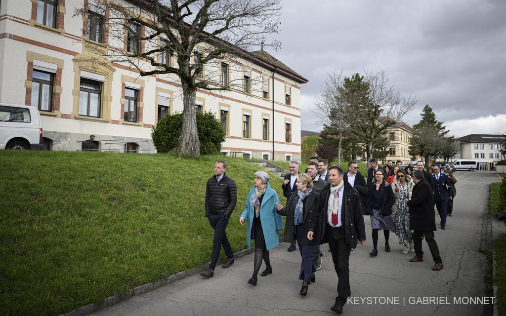 Visita al centro federale d’asilo di Boudry (NE)