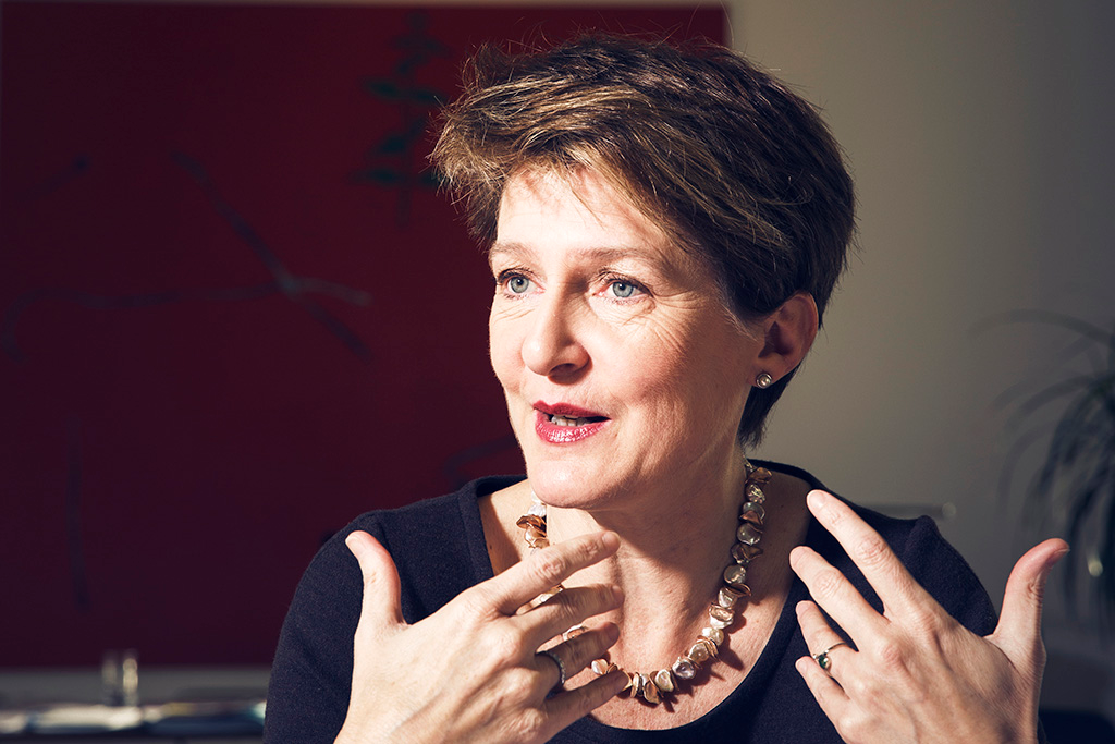 Simonetta Sommaruga, consigliera federale (Foto: DFGP, Sebastian Magnani)